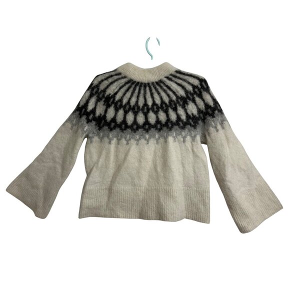 Banana Republic Womens Alpaca Blend Sweater Large Cozy Hygge Cabin Chic Comfy - Picture 3 of 7